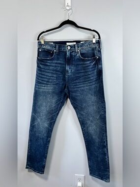 PacSun Men's Slim Taper Jeans in Dark Indigo Wash 32x30